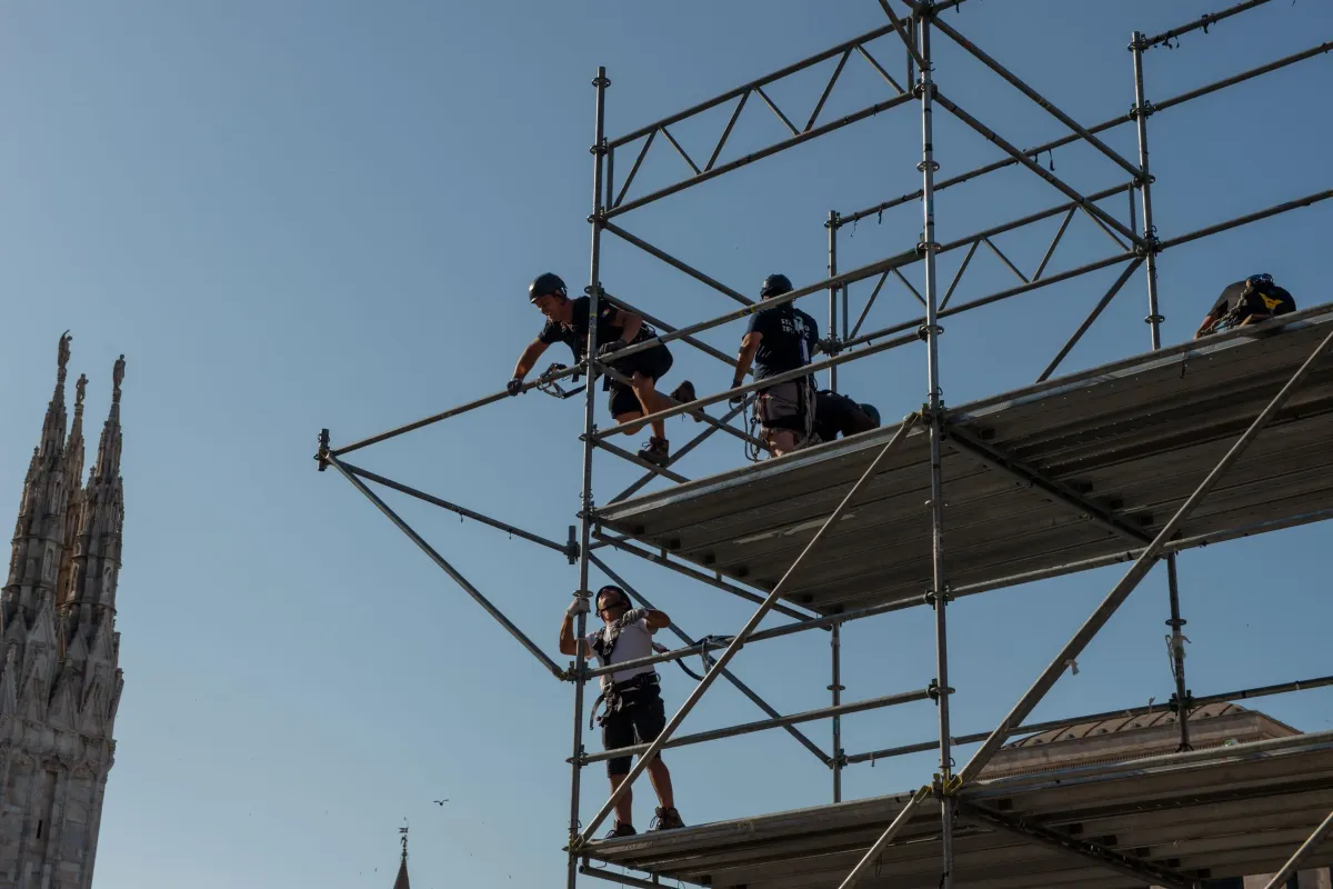 Seguridad en el montaje y desmontaje de andamios